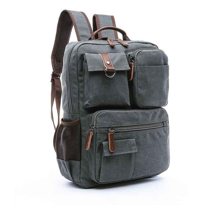 Mochila De Lona Masculina Resistente