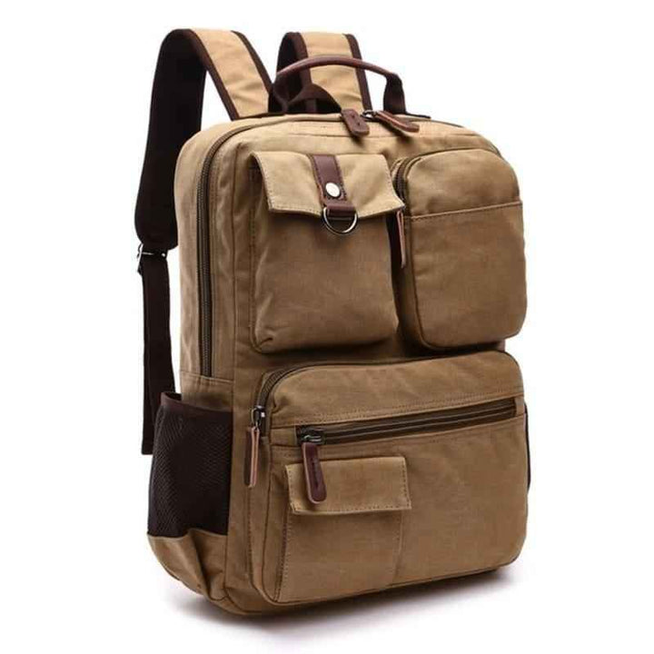 Mochila De Lona Masculina Resistente