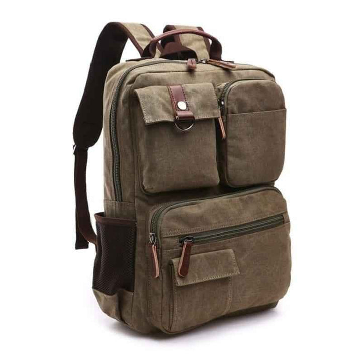 Mochila De Lona Masculina Resistente