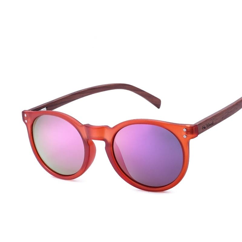 Óculos de Sol com Lentes Polarizadas Modelo de Madeira/Gms Acessórios