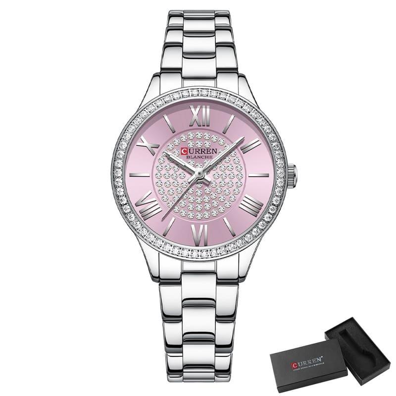 Relógio Feminino Quartzo Modelo Luxury Strass - Machimelo 7